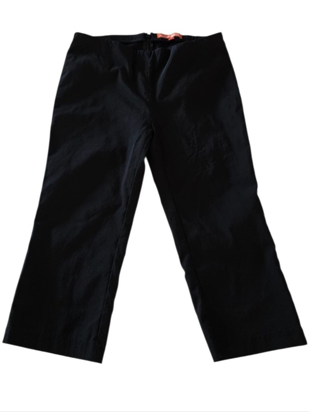 Social Scene Black Cropped Capri Pants Medium Y2K Sleek Everyday Style